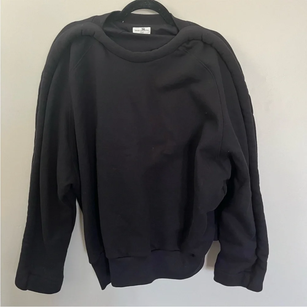 Dries Van Noten Black Sculptural Sweatshirt - Picture 2 of 10